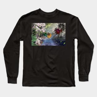 3D GHOST RIDER DEMON Long Sleeve T-Shirt